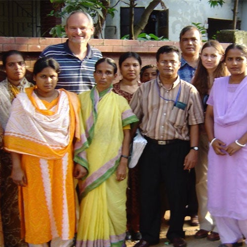William Petri in Bangladesh in 1999.